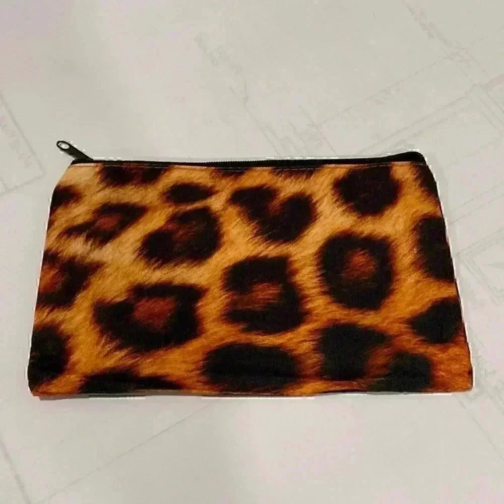 Leopard Cosmetic Bag for Women